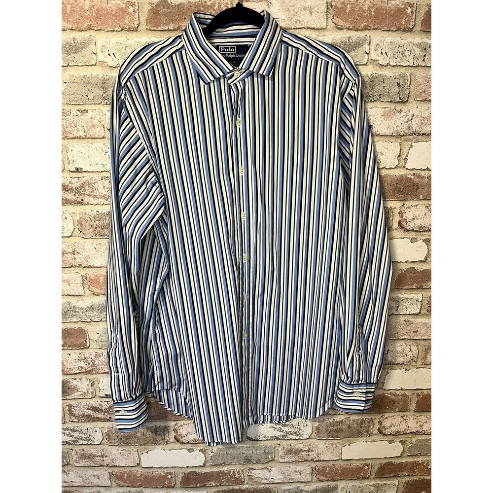 Polo Ralph Lauren Long Sleeve Button Down 16.5 Estate Classic‎ Fit Shirt